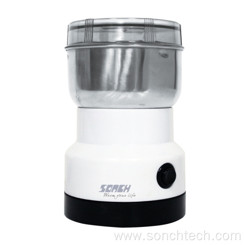 Electric Stainless Steel Coffee Bean Grinder Grinding